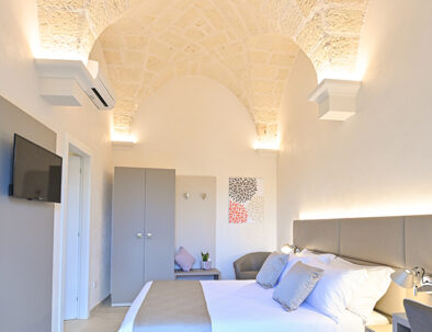 Camera con volta a stella tipica pugliese presso Dimora Normanna B&B San Vito dei Normanni